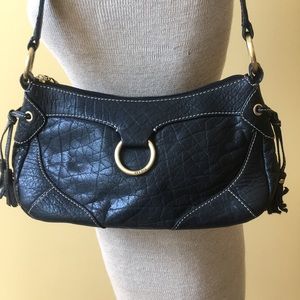 The Sak black leather shoulder bag